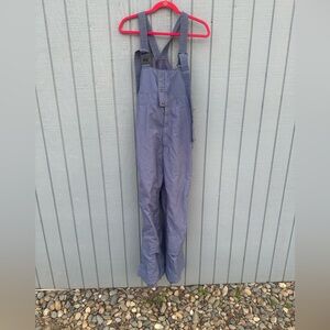 Slate Blue Snow Bib Overalls